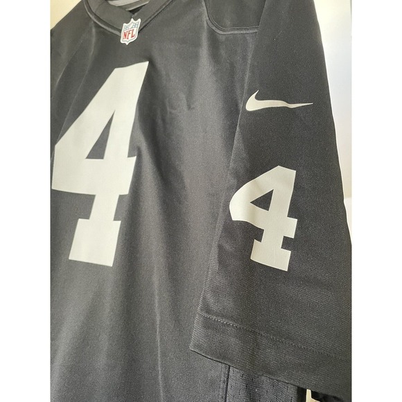 NIKE Las Vegas Raiders Derek Carr Black NFL Jersey Men’s XXL - Picture 4 of 7
